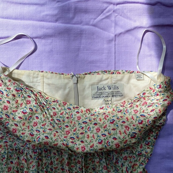 Jack Wills strapless floral dress - Picture 4 of 4